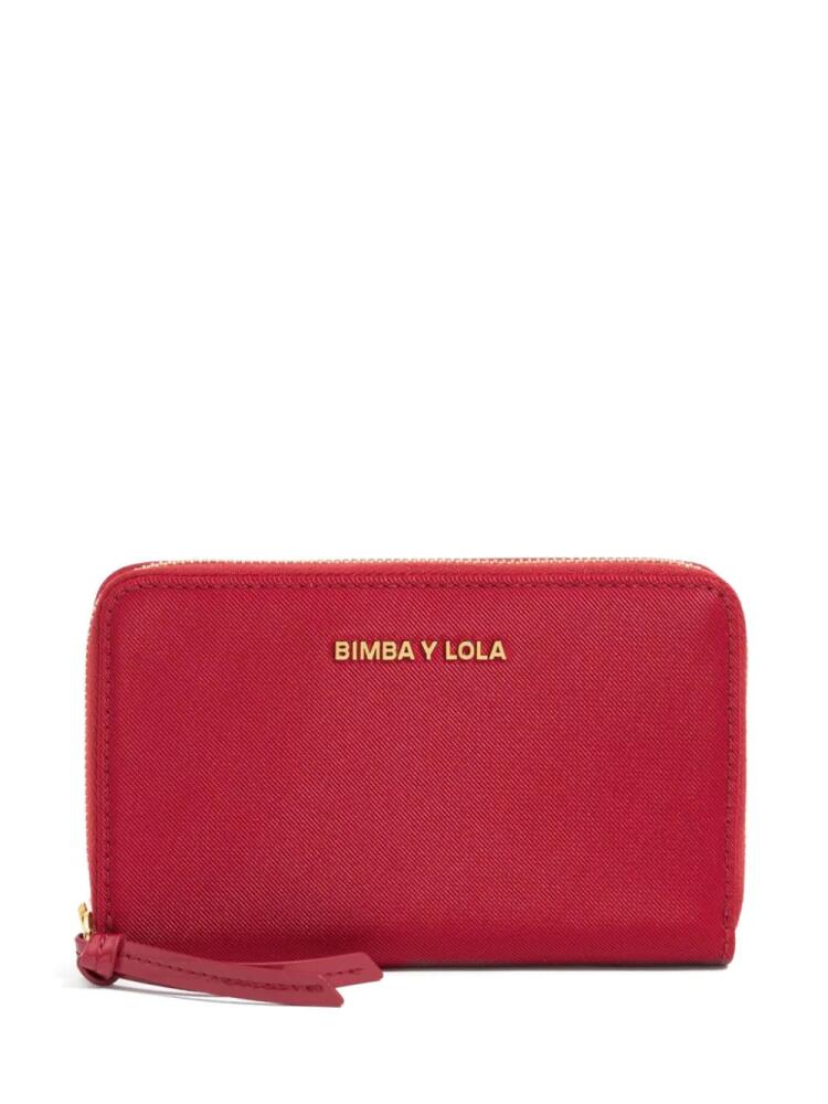 Bimba y Lola logo-lettering wallet - Red Cover