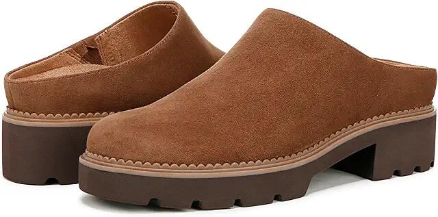 VIONIC Fairfax (Hazelnut Brown Waxed Suede) Women's Slippers Cover