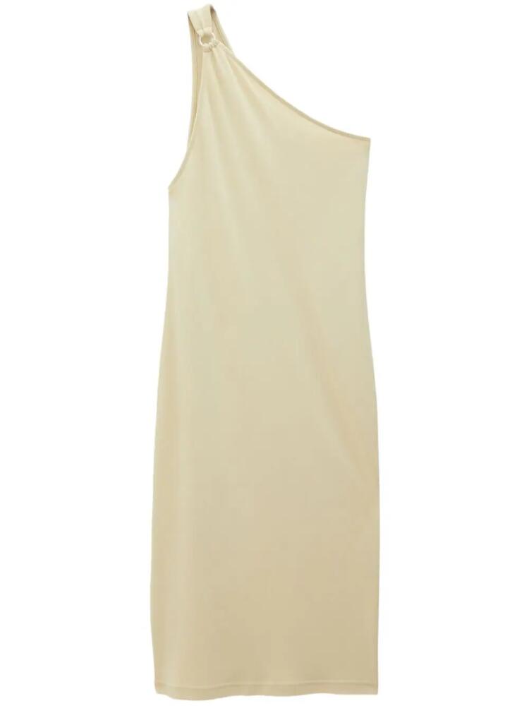 Filippa K one-shoulder jersey midi dress - Neutrals Cover