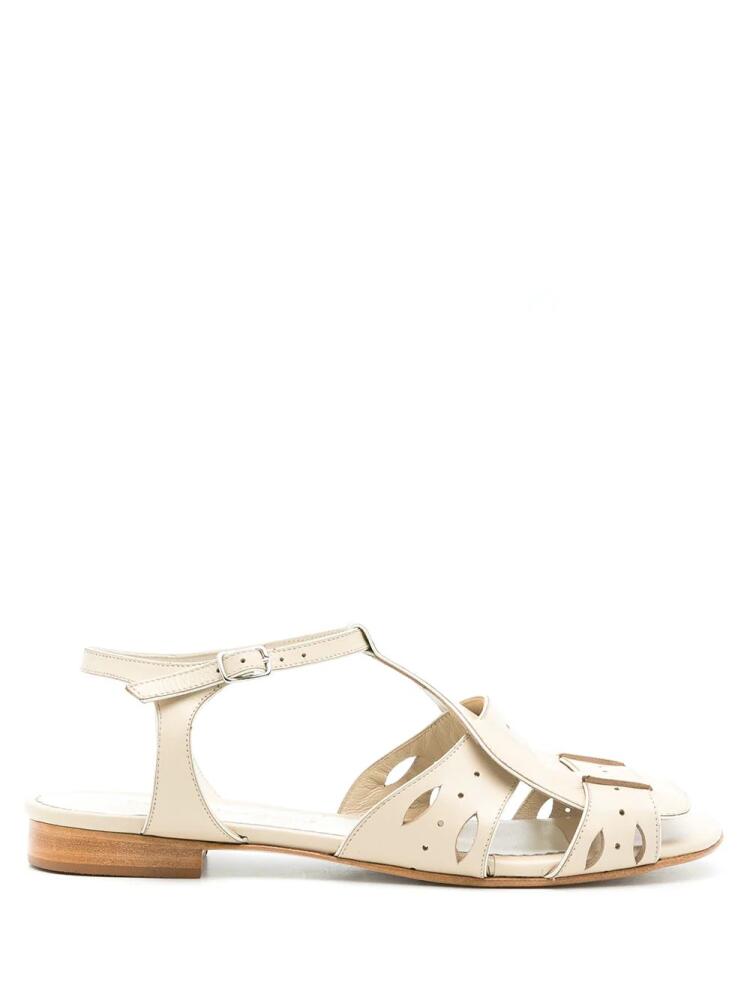 Sarah Chofakian Miller flat sandals - Neutrals Cover