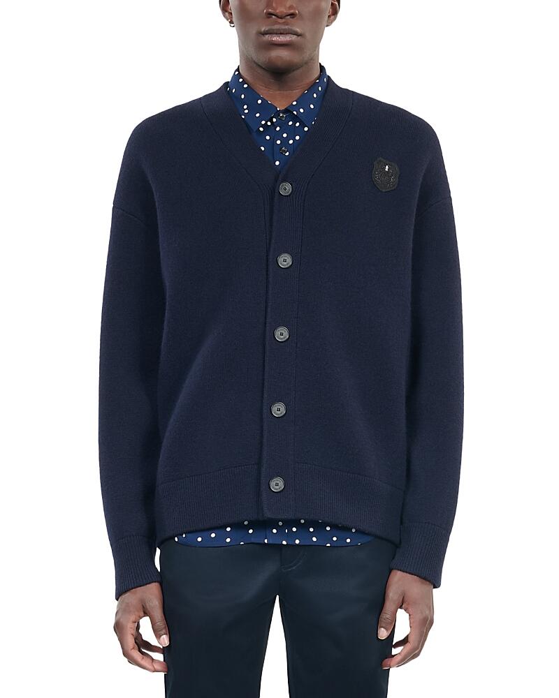 The Kooples Wool Blend Straight Fit Cardigan Cover