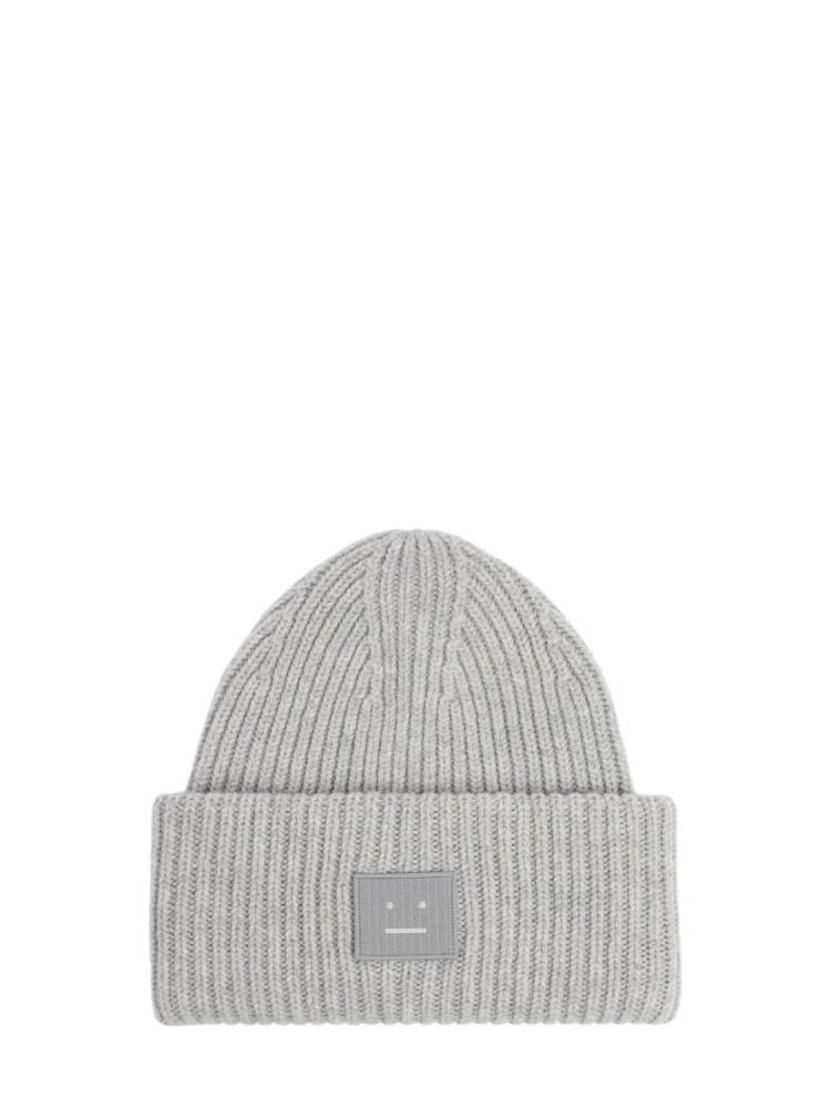 ACNE STUDIOS Pansy 'n Face Wool Beanie Cover