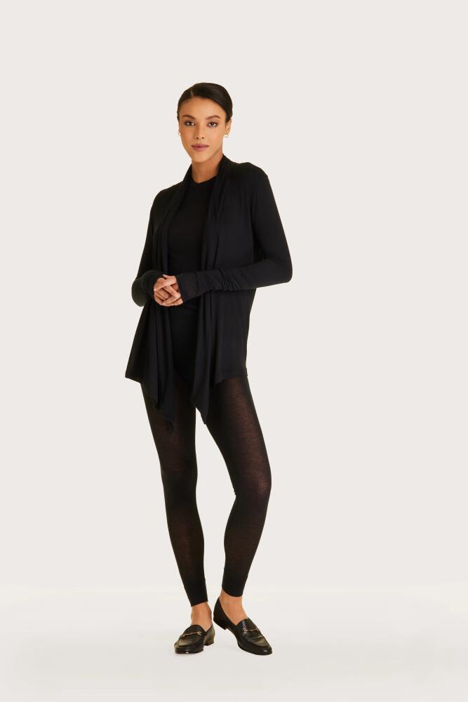 ALALA Washable Cashmere Cardigan in Black Cover