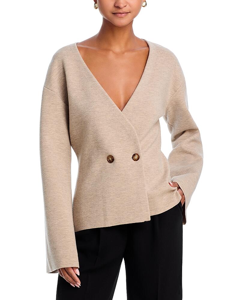 rag & bone Lori Wool Blend V Neck Cardigan Sweater Cover