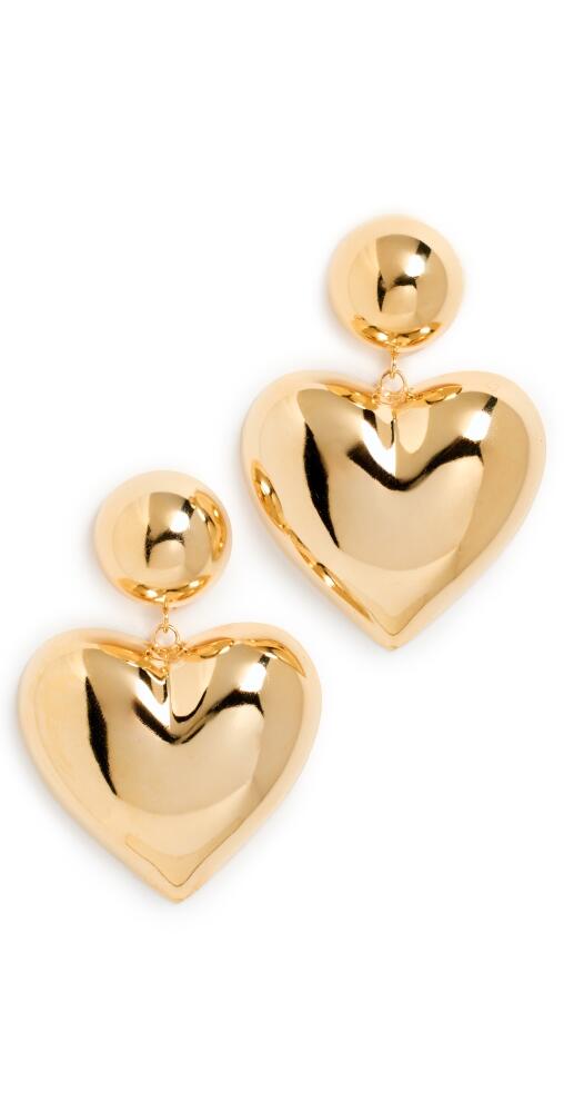 LELET NY Gigi Heart Earrings Gold Cover