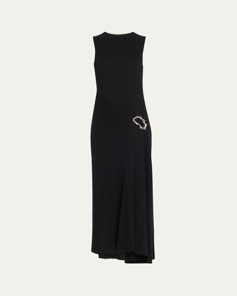 Anna Quan Molly Ribbed Pin-Embellished Maxi Dress Cover