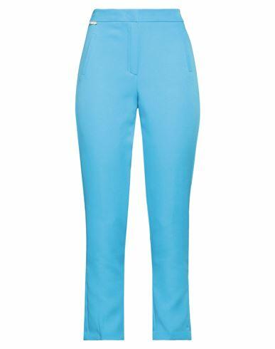 Kontatto Woman Pants Azure Polyester, Elastane Cover