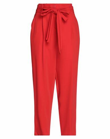 Sfizio Woman Pants Red Polyester Cover