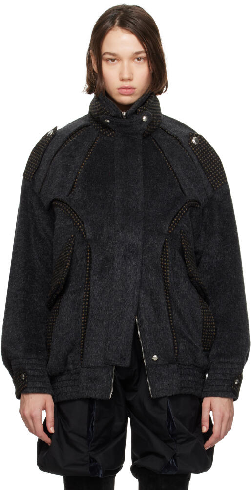 Kiko Kostadinov Black Chasseur Jacket Cover