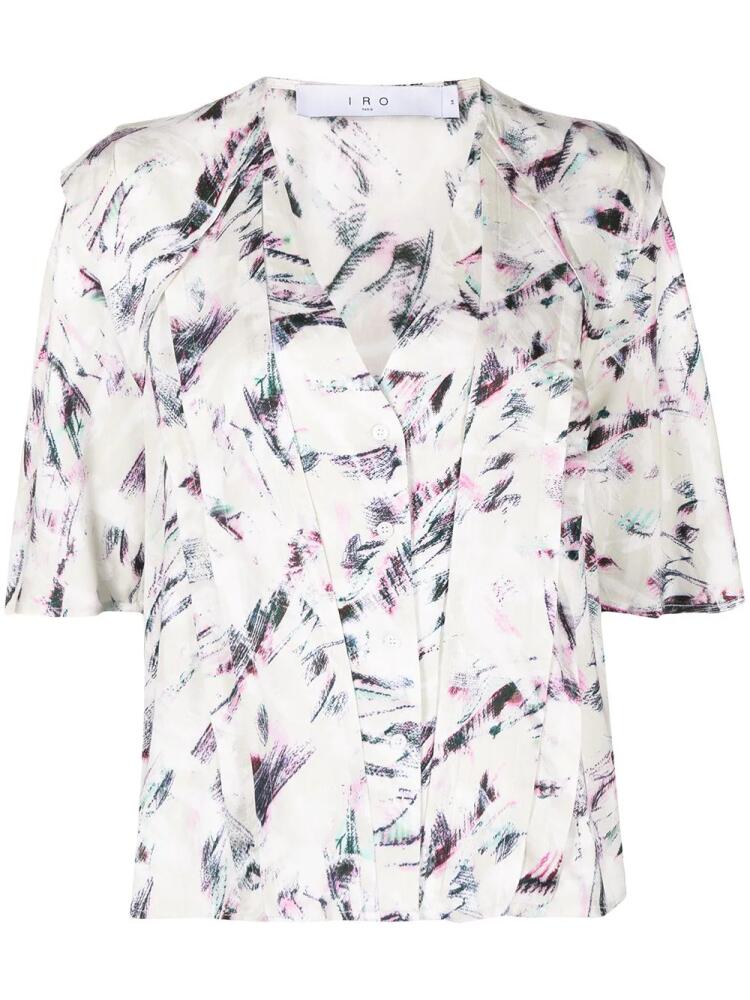 IRO v-neck floral blouse - Pink Cover