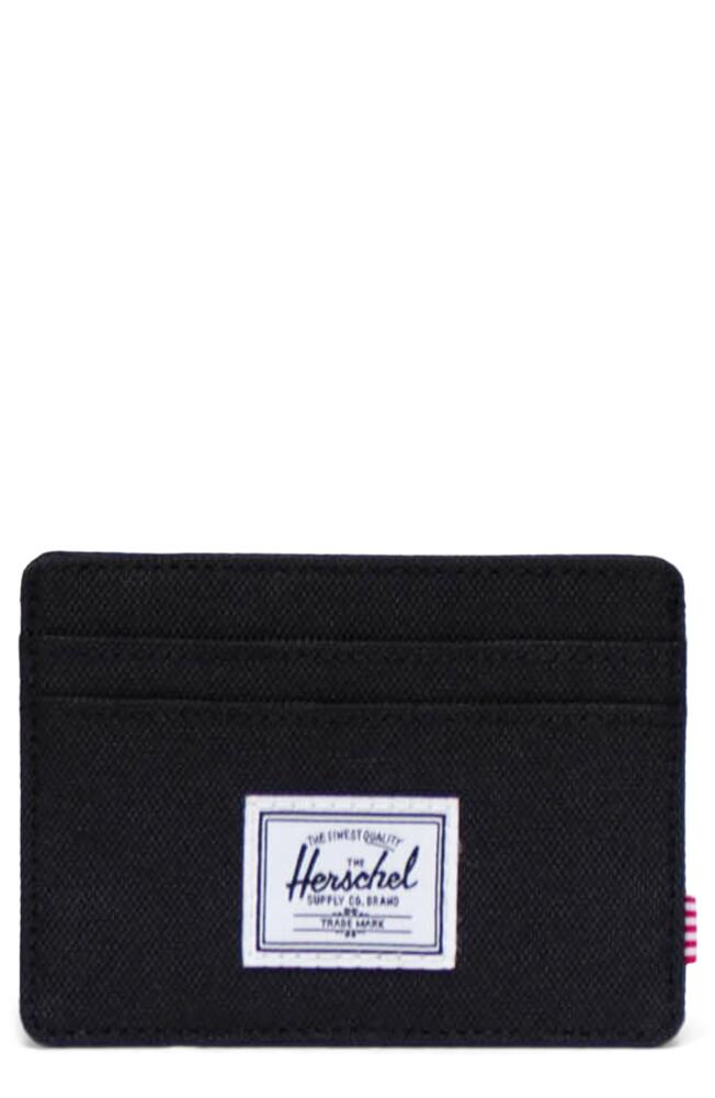 Herschel Supply Co. Charlie RFID Card Case in Black Cover