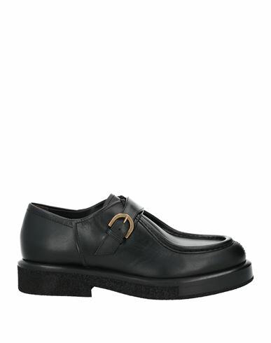 Emporio Armani Man Lace-up shoes Black Leather Cover