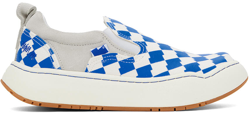 ADER error Blue & White Log LAD Sneakers Cover