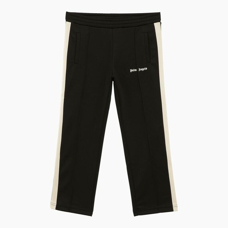 Palm Angels Black jogging trousers with logo Cover