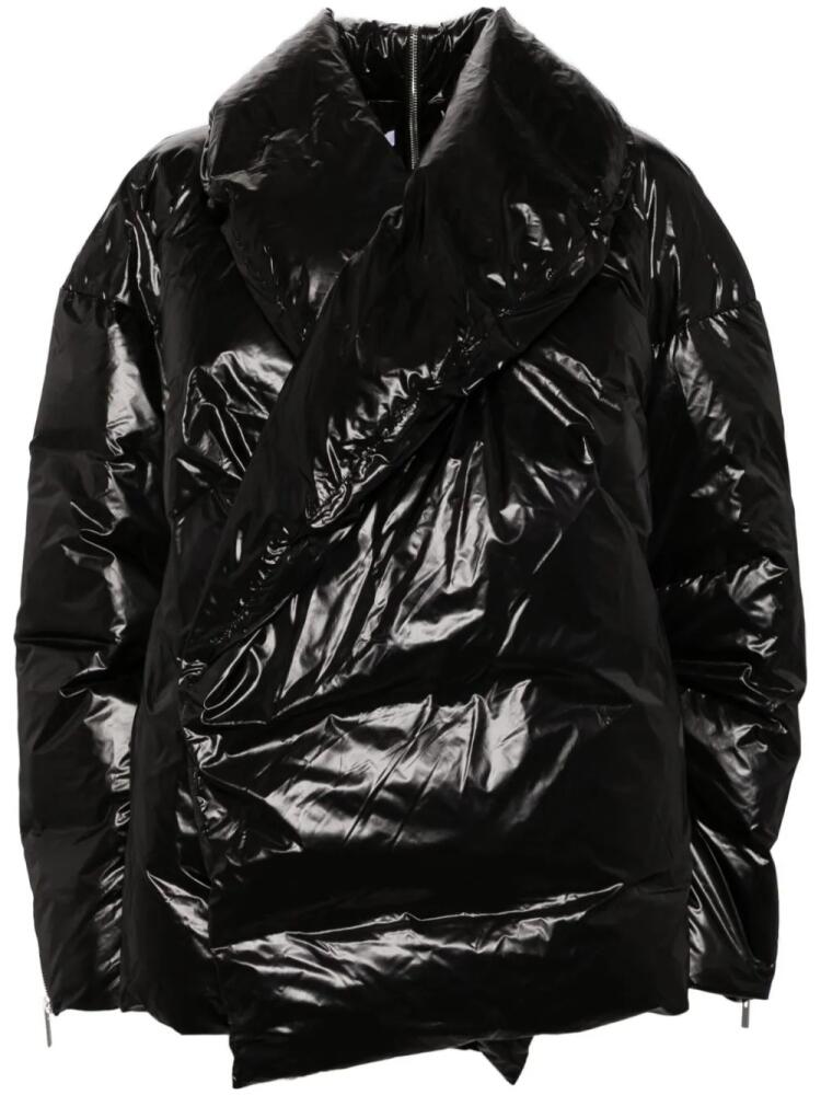 Helmut Lang hook-and-eye puffer jacket - Black Cover