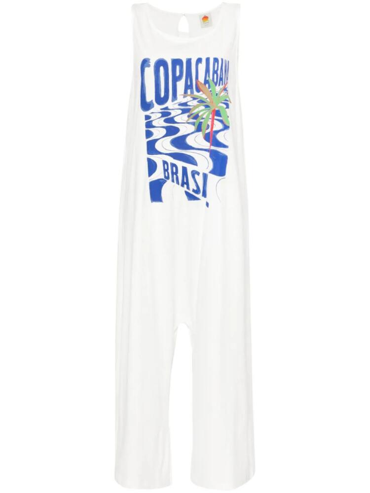 FARM Rio Copacabana Jumpsuit - White Cover