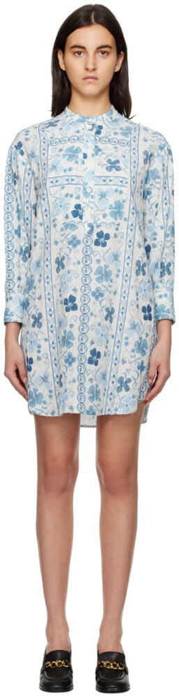 See by Chloé Blue Caravan Minidress Cover