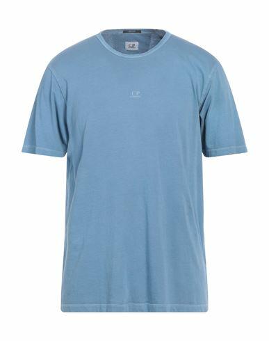 C. p. Company Man T-shirt Light blue Cotton Cover