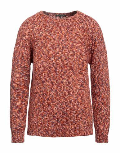 Brian Dales Man Sweater Rust Acrylic, Wool, Polyamide Cover