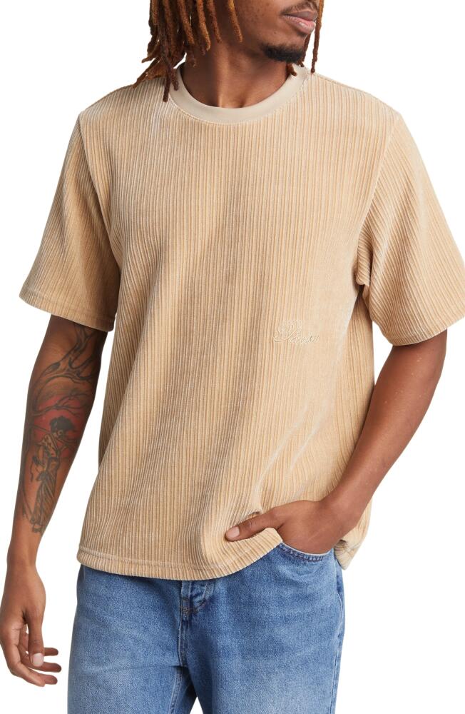 PacSun Flores Corduroy T-Shirt in Sponge Cover