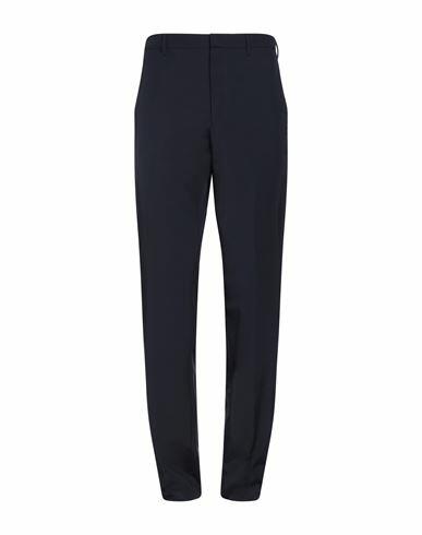 Prada Man Pants Midnight blue Virgin Wool, Polyamide, Cotton Cover