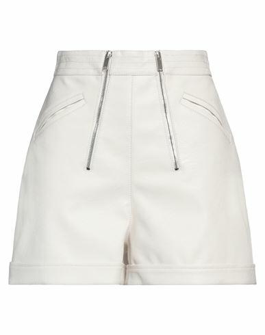 Stella Mccartney Woman Shorts & Bermuda Shorts White Polyester, Viscose, Polyurethane Cover