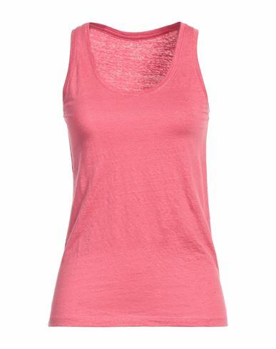 Majestic Filatures Woman Tank top Magenta Linen, Elastane Cover