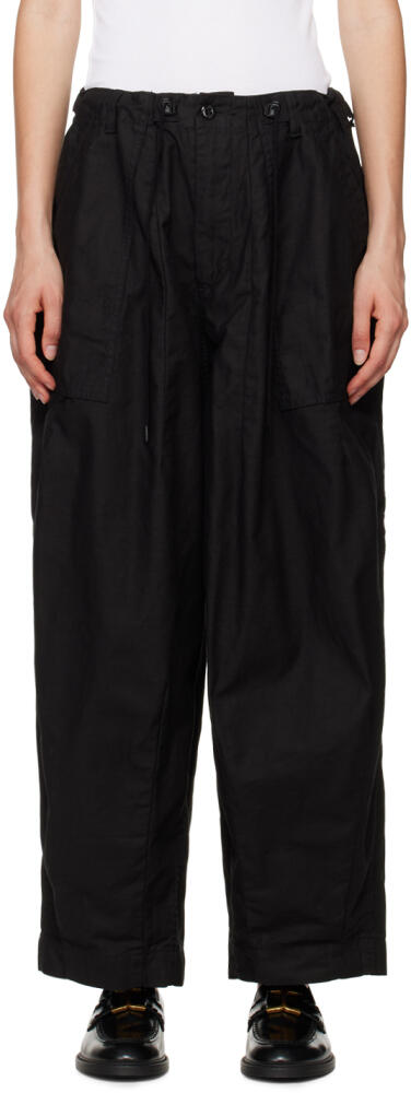 NEEDLES Black H.D. Trousers Cover