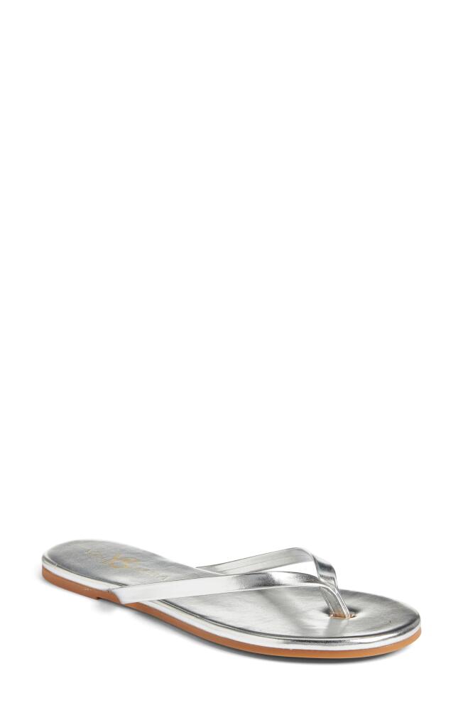 Yosi Samra Rivington Flip Flop in Silver Cover