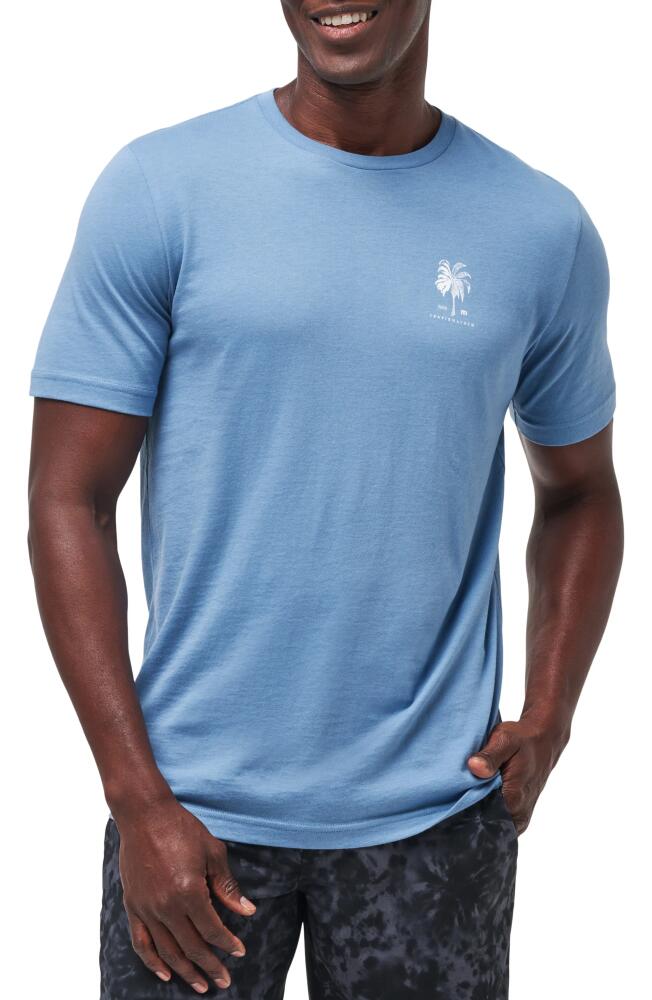 TravisMathew Palm Grass Graphic T-Shirt in Coronet Cover