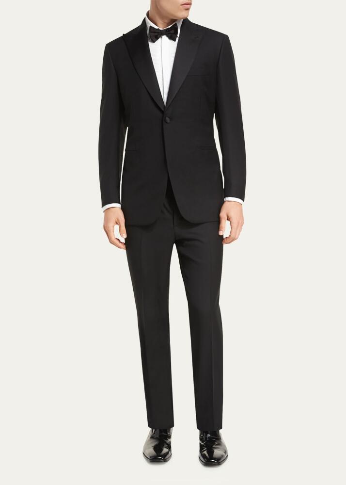 Brioni Two-Piece Wool Tuxedo Suit Cover