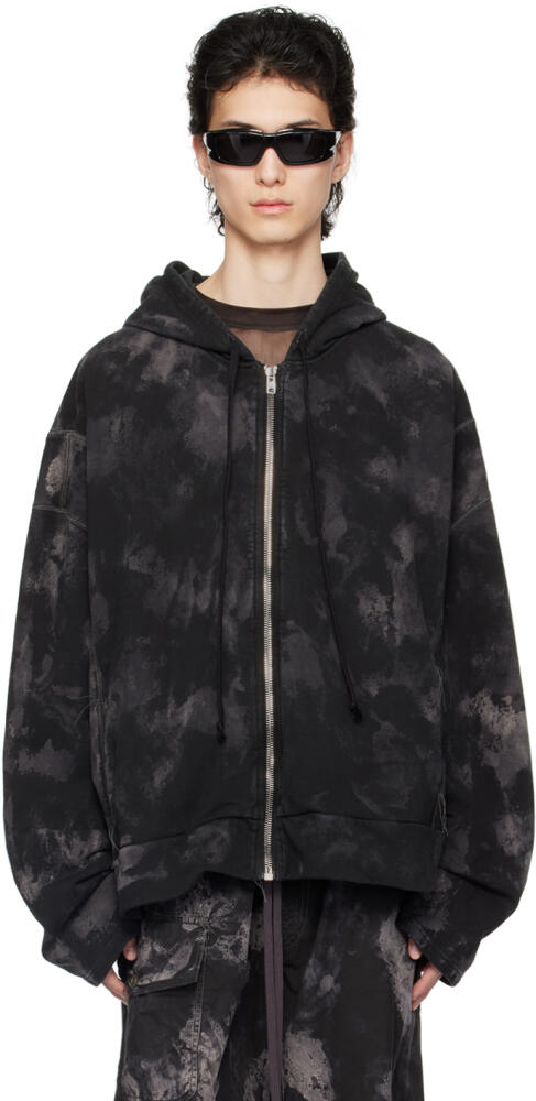 NICOLAS ANDREAS TARALIS Black Doublesized Hoodie Cover