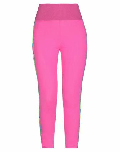 Gcds Woman Leggings Fuchsia Cotton, Elastane Cover