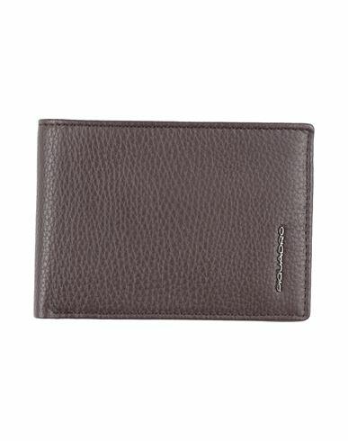 Piquadro Man Wallet Cocoa Leather Cover