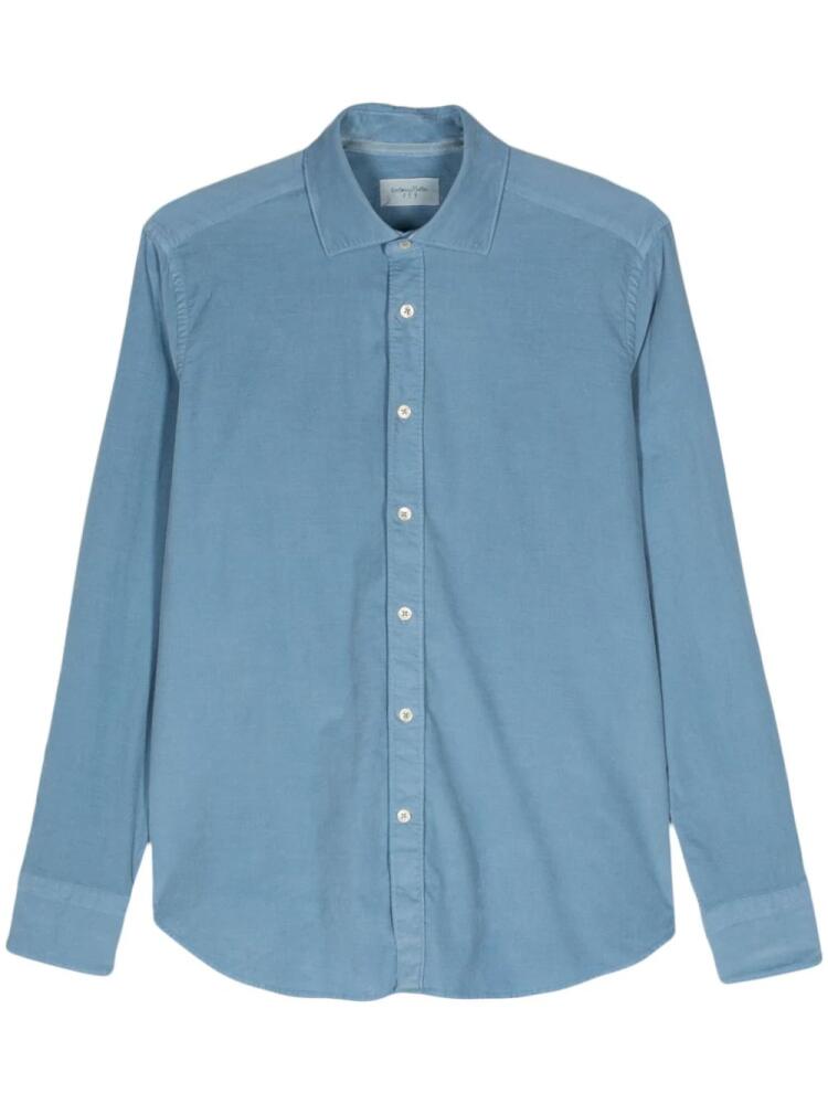 Tintoria Mattei pinwale corduroy shirt - Blue Cover