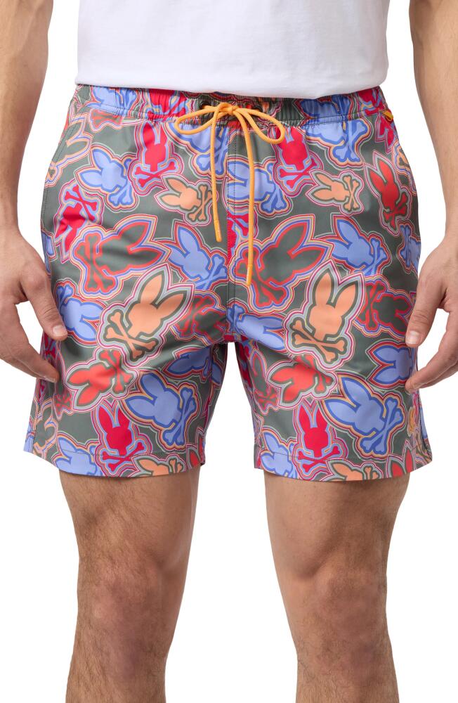 Psycho Bunny Jackson Swim Trunks in Serenity Cover