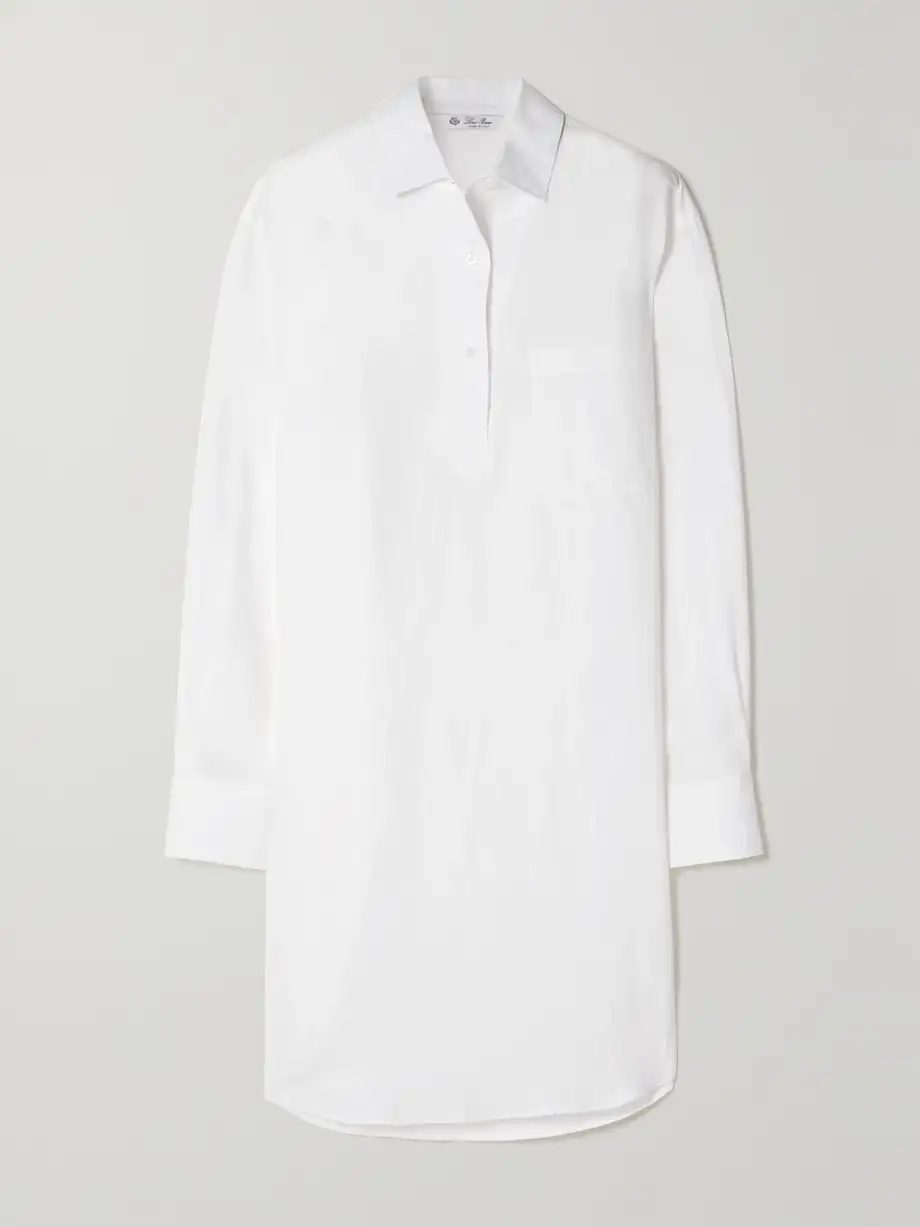 Loro Piana - André Oversized Linen Polo Shirt - White Cover