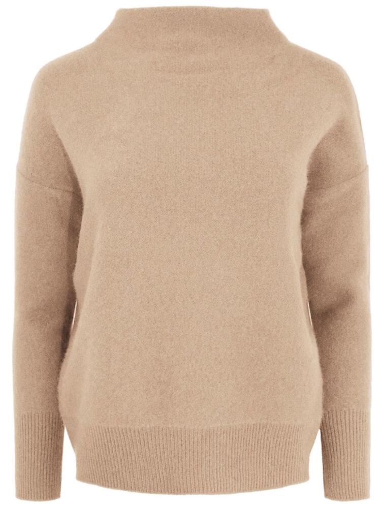 Vince funnel-neck cashmere jumper - Neutrals Cover