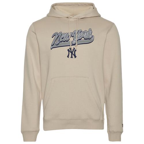 New Era Yankees Pullover Hoodie - Mens Beige Cover