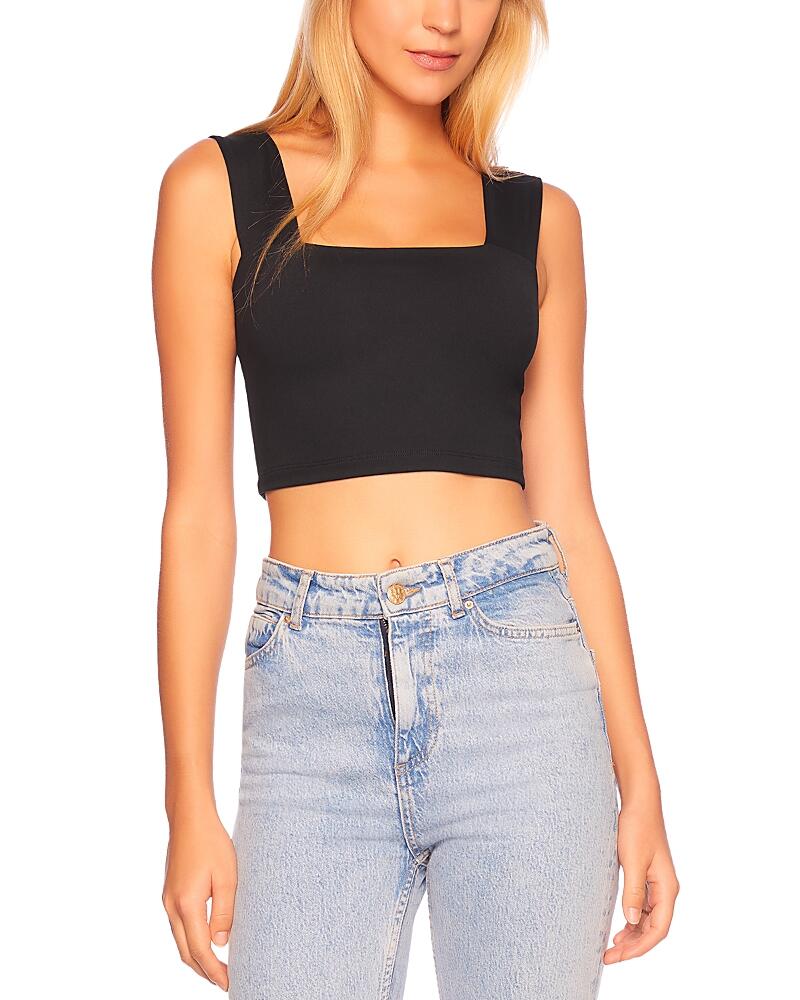 Susana Monaco Square Neck Cropped Tank Top Cover