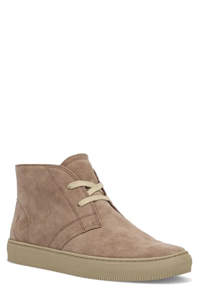 Frye Astor Chukka Sneaker in Mushroom - Wp Silky Suede Cover