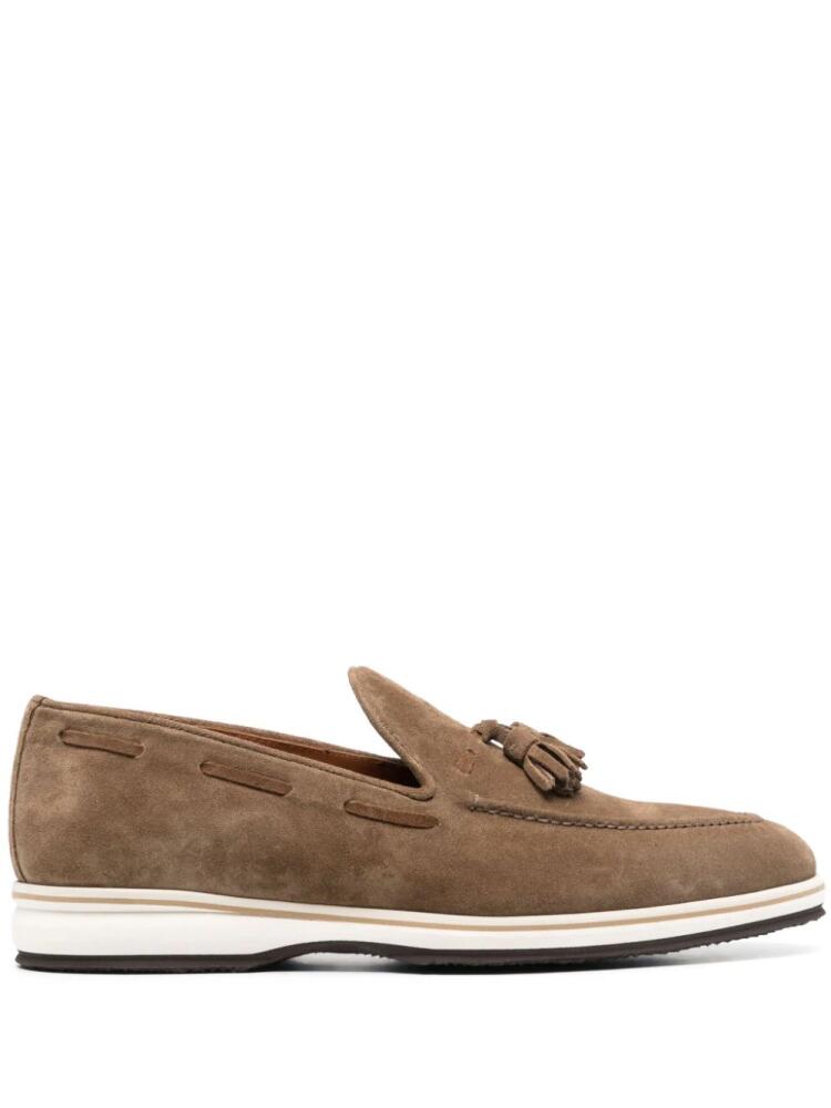 Bontoni tassel-detail suede loafers - Neutrals Cover