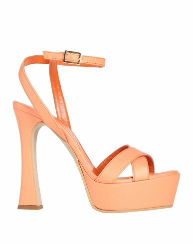 Giampaolo Viozzi Sandal Woman Sandals Apricot Soft Leather Cover