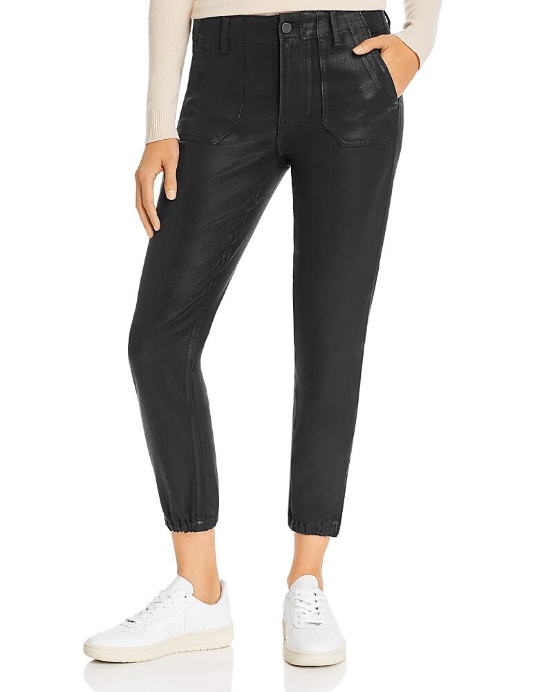 Paige Mayslie Cropped Coated Jogger Pants Cover