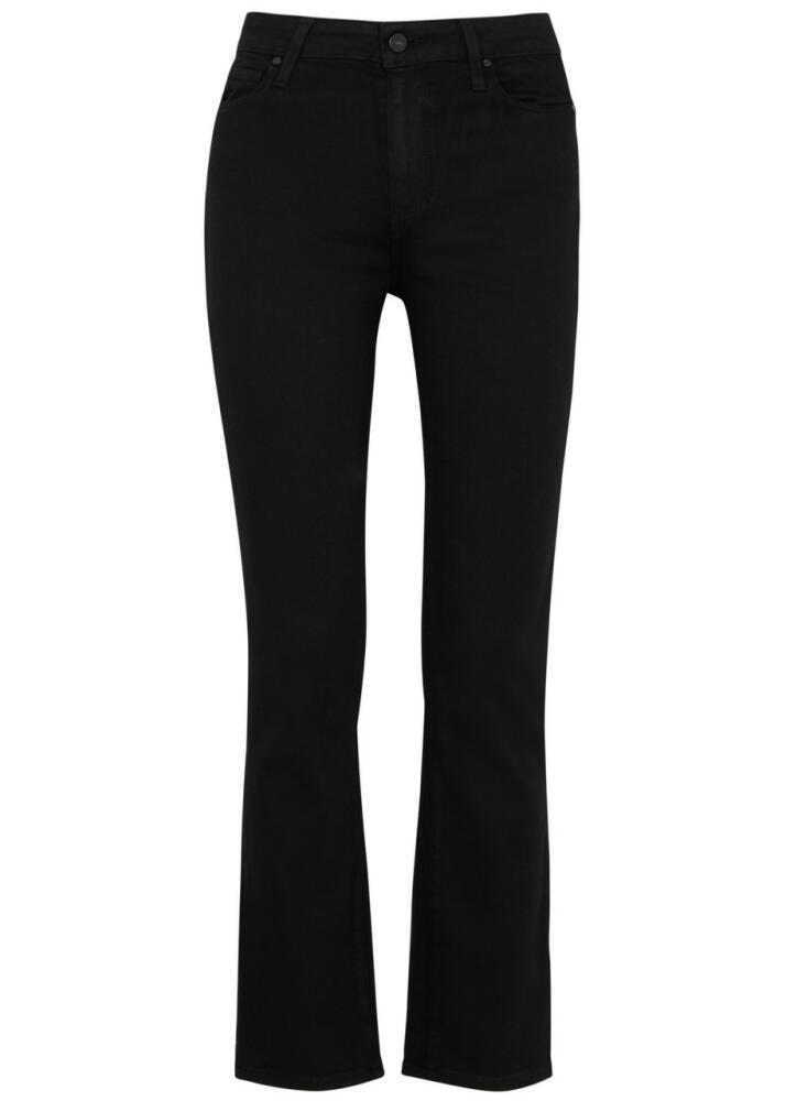 Paige Cindy Cropped Skinny Jeans - Black Cover