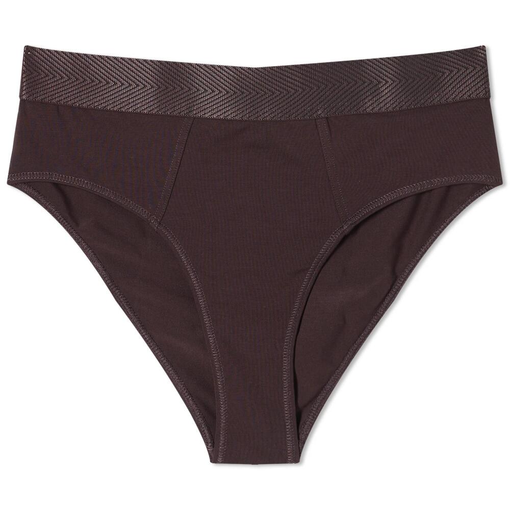 CDLP Women's High Brief in Brown Cover