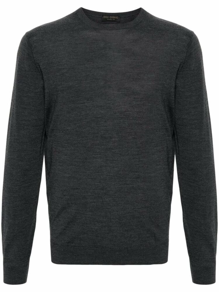 Dell'oglio crew-neck merino-wool jumper - Grey Cover