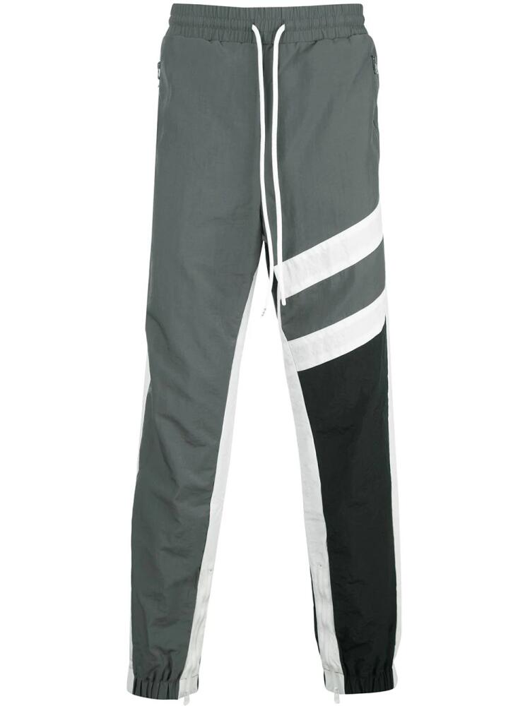 God's Masterful Children striped track trousers - Grey Cover