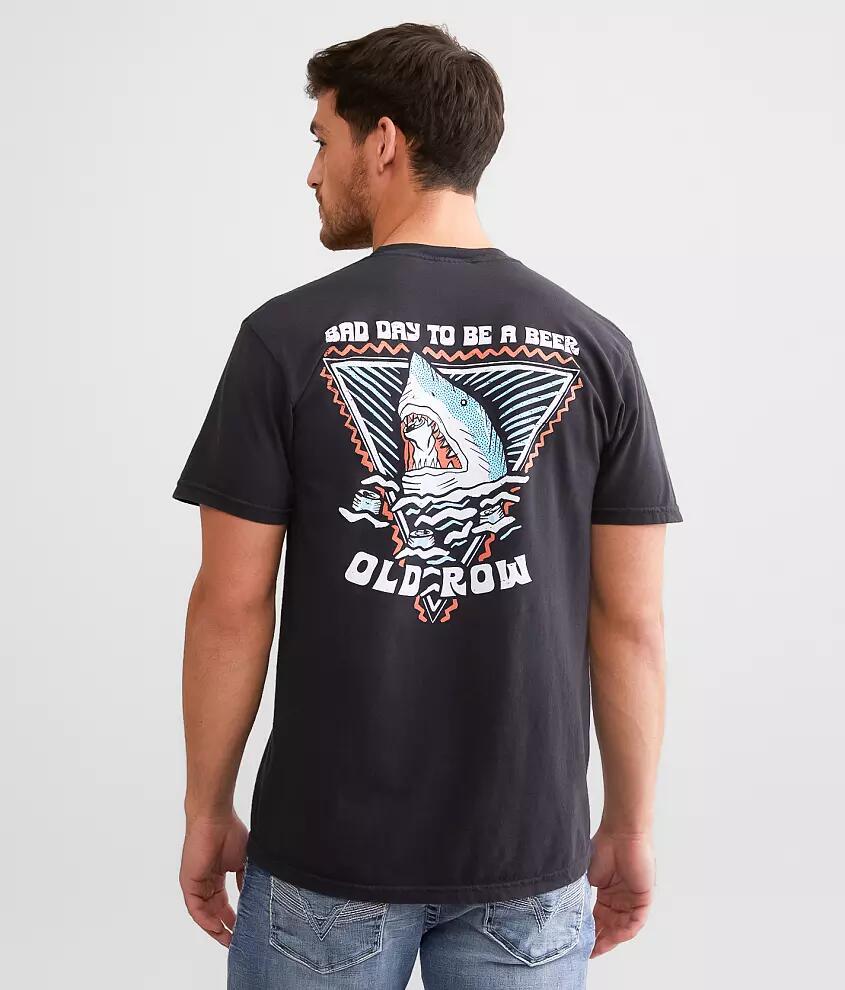 Old Row Bad Day To Be A Beer Shark T-Shirt Cover