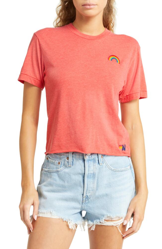 Aviator Nation Embroidered Rainbow T-Shirt Cover